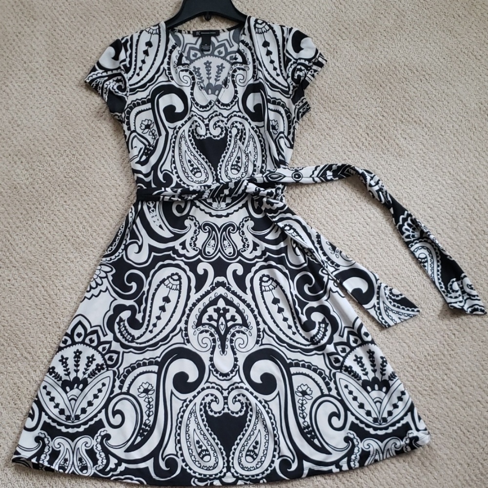 INC fit and flare dress